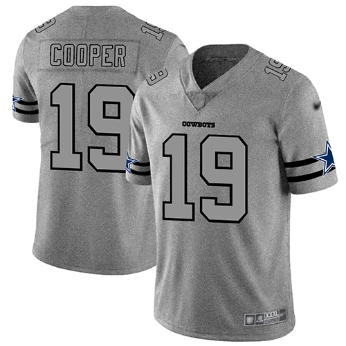 website for cheap jerseys Men\’s Dallas Cowboys #19 Amari Cooper Gray ...